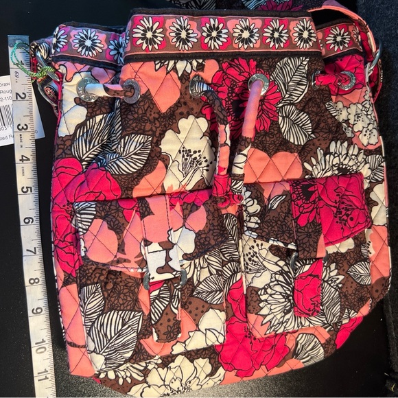 Very Bradley NWT Quick Draw Bag Mocha Rouge 11602-110 - Picture 8 of 16